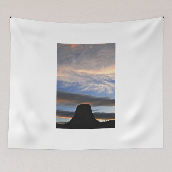 Item preview, Sunset at Devil's Tower, S. Dakota designed and sold by 2CrabbySisters.