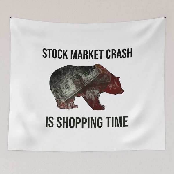 Item preview, STOCK MARKET CRASH IS SHOPPING TIME designed and sold by kailukask.