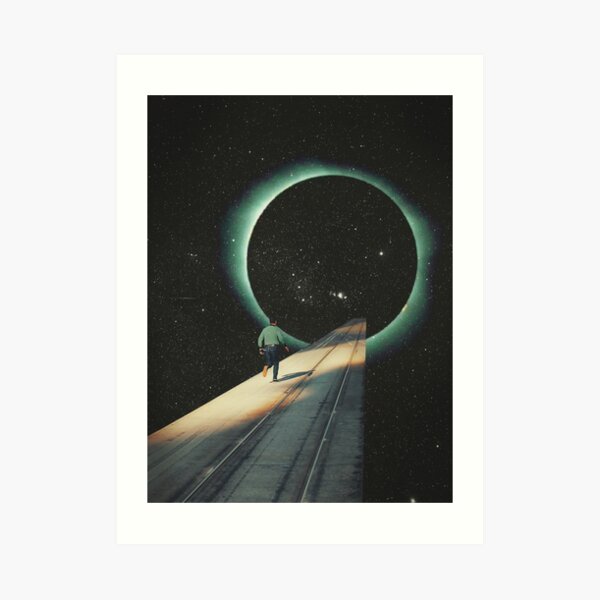 Escaping into the Void Art Print