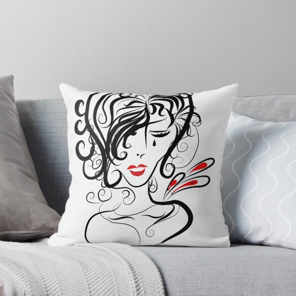 Item preview, Beautiful lady with feathers designed and sold by Patricia Piotrak.
