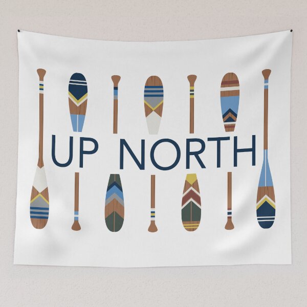 Item preview, Up North with Painted Paddles designed and sold by GreatLakesLocal.