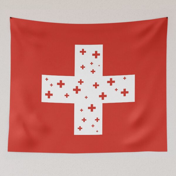 Item preview, Swiss Flag 1 designed and sold by kierkegaard.