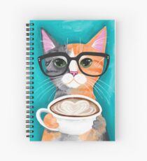 Kitten's Latte of Love Spiral Notebook