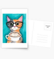 Kitten's Latte of Love Postcards