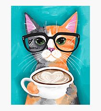 Lámina fotográfica Latte of Love de Gatito