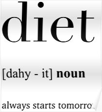 Diet definition Poster