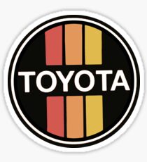 Vintage 70's TOYOTA cars Japan Sticker