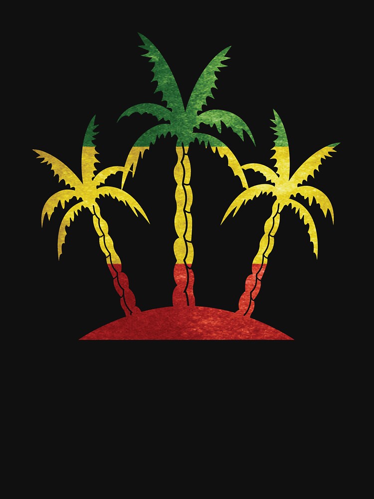 Palm Tree Reggae T Shirt Von Leijah Redbubble