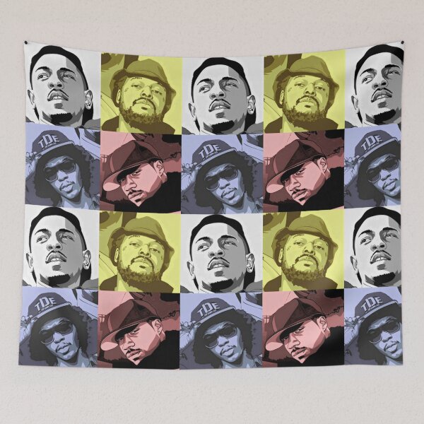Item preview, Kendrick Lamar/Schoolboy Q/Ab Soul/Jay Rock [tde rapper] - POP-ART designed and sold by ARTY-creation.