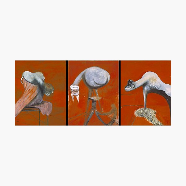 Item preview, 'Three Studies for Figures at the Base of a Crucifixion' designed and sold by YUNG DESIGNER.