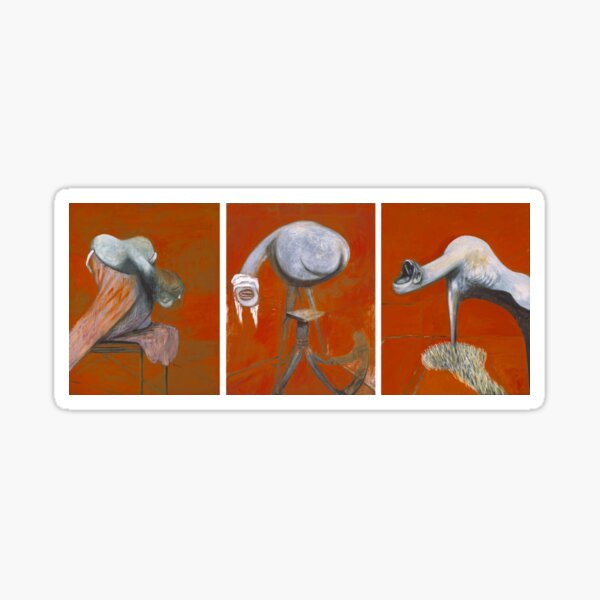 Item preview, 'Three Studies for Figures at the Base of a Crucifixion' designed and sold by YUNG DESIGNER.