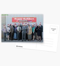 Weihnachten im Büro Postkarten