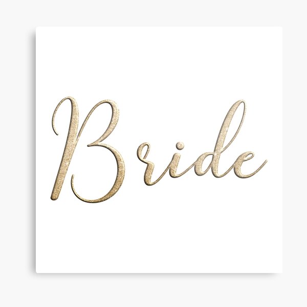 Bride Metal Print