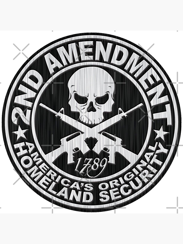 Thumbnail 3 of 3, Sticker, 2nd Amendment Steel designed and sold by OwnTheAvenue.