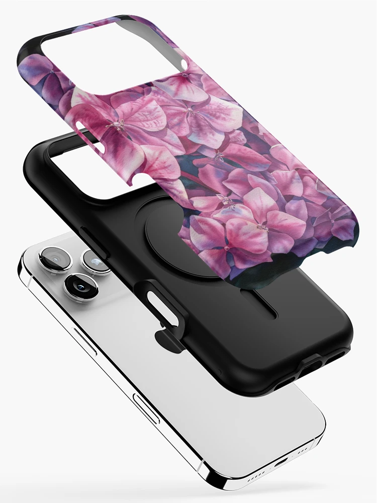 Thumbnail 2 of 4, iPhone Case, Spring hydrangea designed and sold by Emma Reznikova.