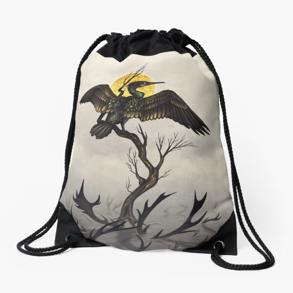 Golden Drawstring Bag