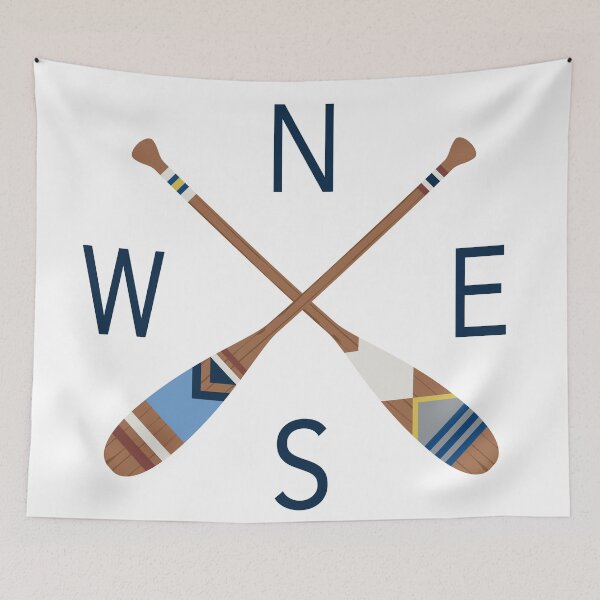 Item preview, Oar Compass designed and sold by GreatLakesLocal.