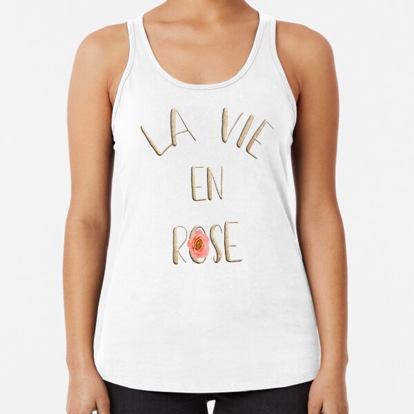 La vie en rose Racerback Tank Top