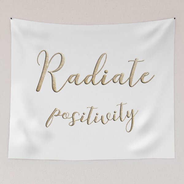 Item preview, Radiate positivity  designed and sold by Alice Monber’s LETTERING.