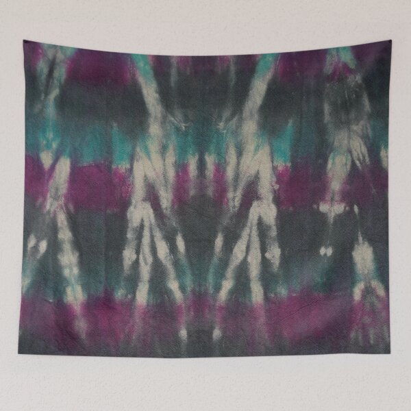 Item preview, Tie Dye Turquoise Black Purple designed and sold by MazeThreads.