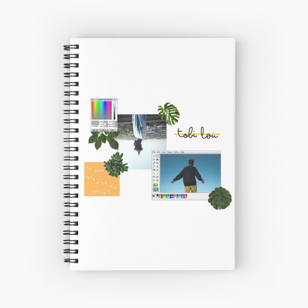 Tobi Lou Aesthetic Design Spiral Notebook By Smurfduck Redbubble