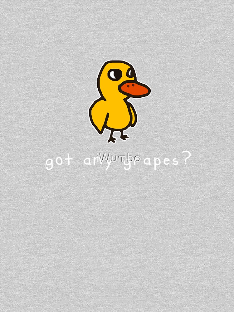 got any grapes? (alt. for dark colored materials) by iWumbo