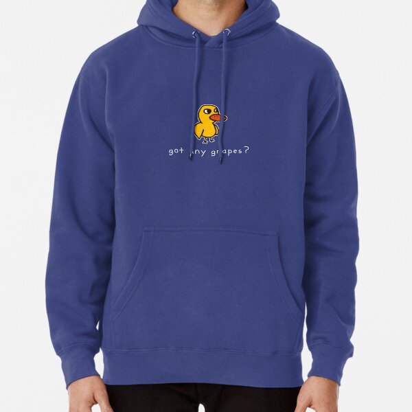 got any grapes? (alt. for dark colored materials) Pullover Hoodie