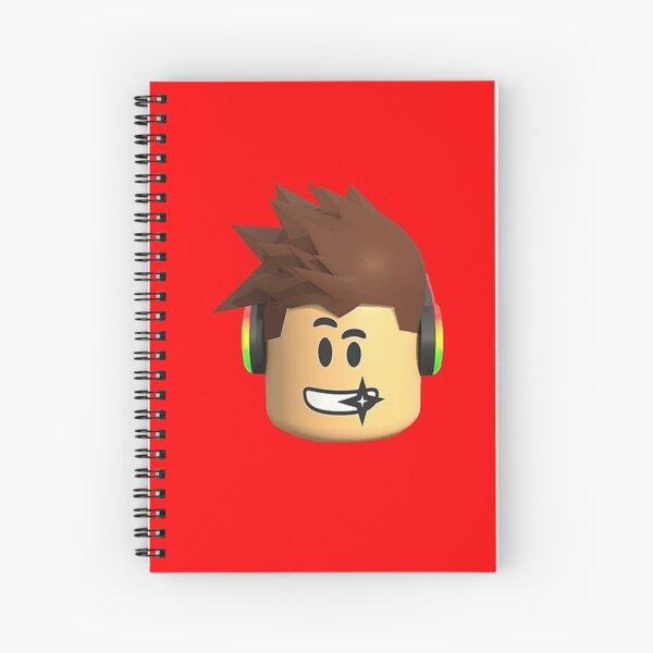 cuadernos de espiral roblox juego redbubble