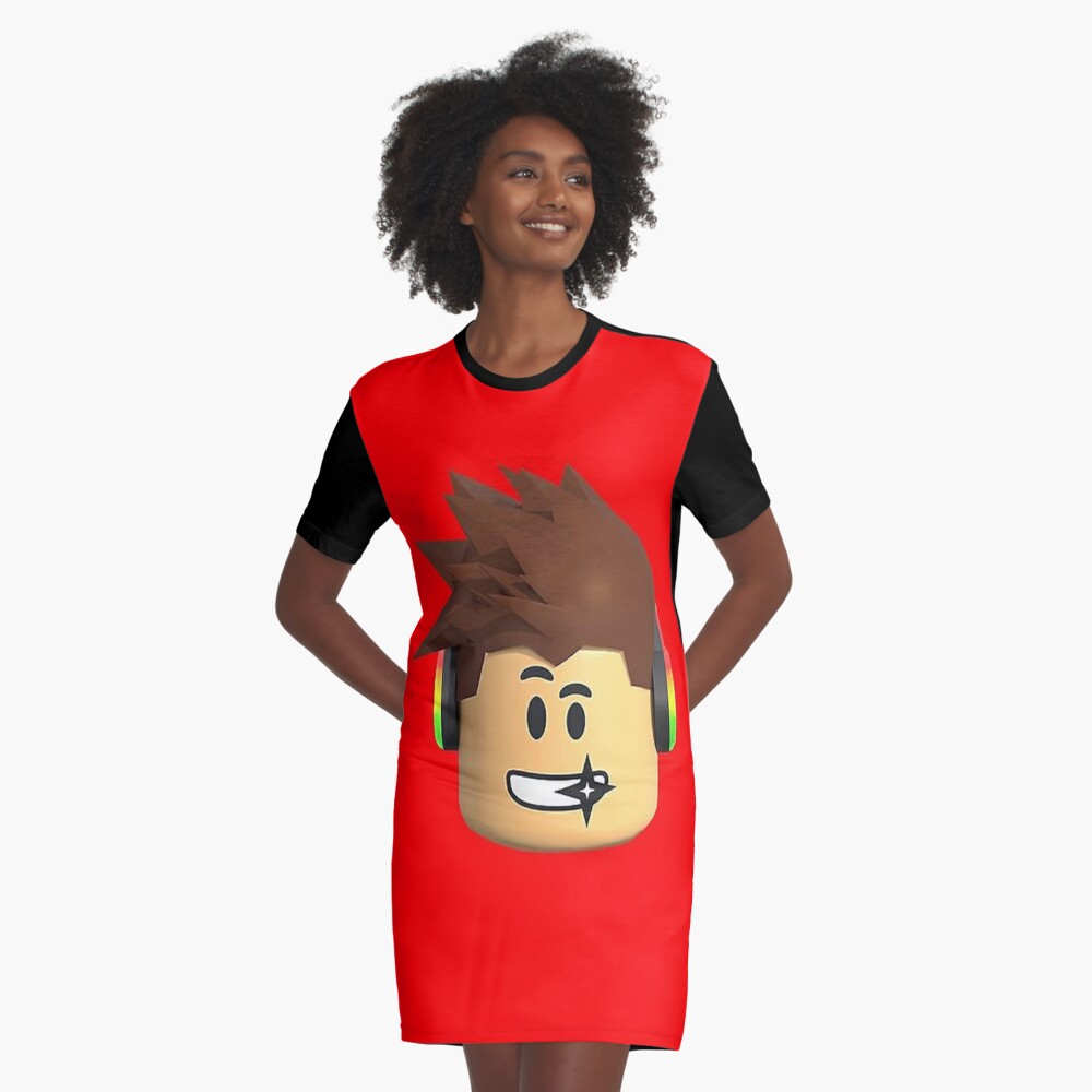 Roblox Face Kids Graphic T Shirt Dress By Kimamara Redbubble - roblox face dresses redbubble