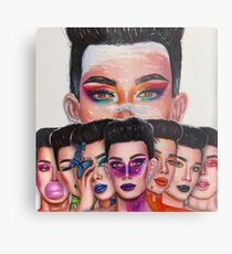 James Charles: Unleash Your Inner Artist Series Metal Print