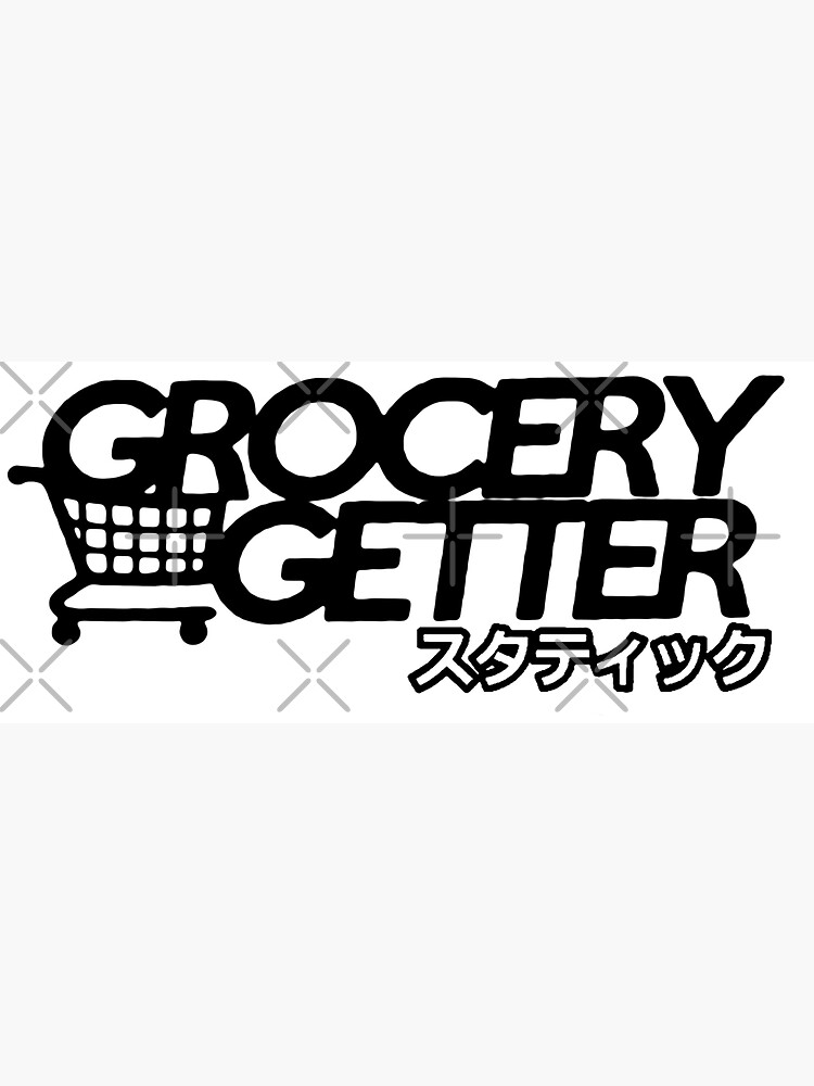 Thumbnail 3 of 3, Sticker, Grocery Getter Japanese JDM Racing Drifting designed and sold by OwnTheAvenue.