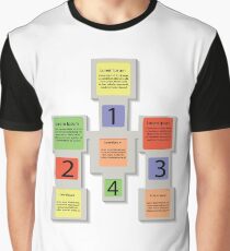 abstract square info graphic business elements Graphic T-Shirt