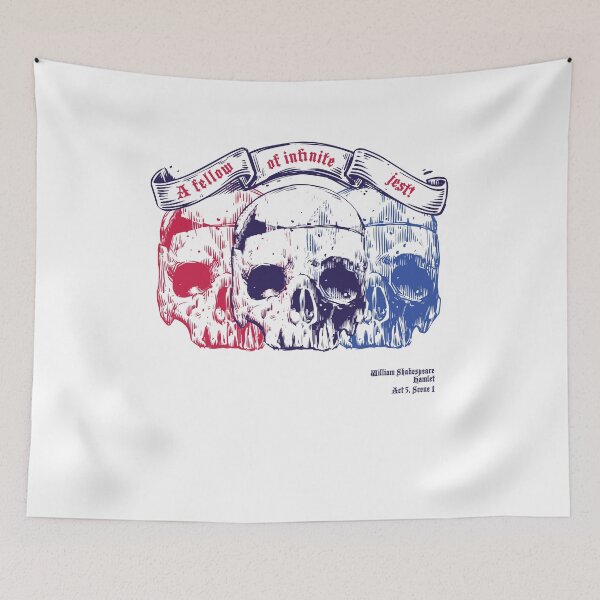 Item preview, Shakespeare Hamlet Quote, A Fellow Of Infinite Jest designed and sold by brodyquixote.