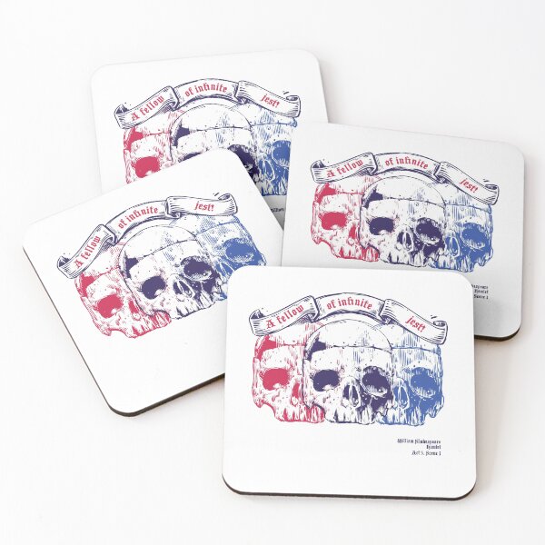 Item preview, Shakespeare Hamlet Quote, A Fellow Of Infinite Jest designed and sold by brodyquixote.