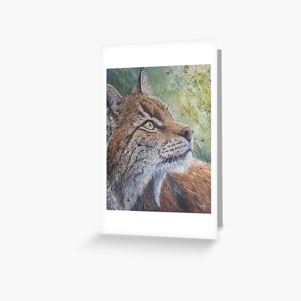 Eurasian Lynx (Lynx lynx) Greeting Card