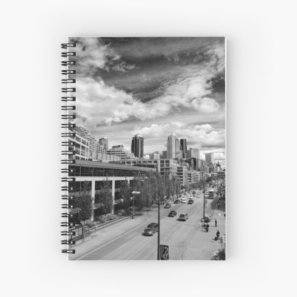 DownTown Seattle on a Bright and Sunny Day Spiral Notebook
