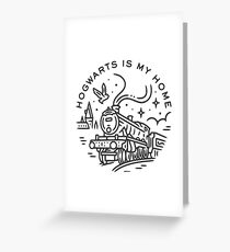 Hogwarts quote Greeting Card