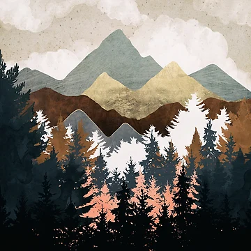 Artwork thumbnail, Forest View by spacefrogdesign