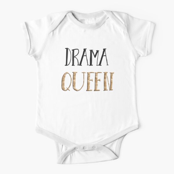 Drama Queen Short Sleeve Baby One-Piece