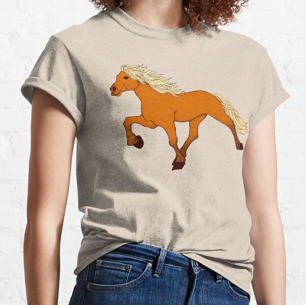 Silver Dapple Tolting Horse Classic T-Shirt