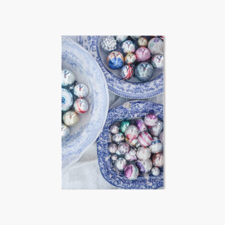 Vintage Christmas Baubles Number 4 Art Board Print