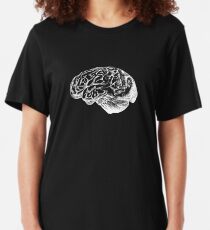 Brain Anatomy Slim Fit T-Shirt