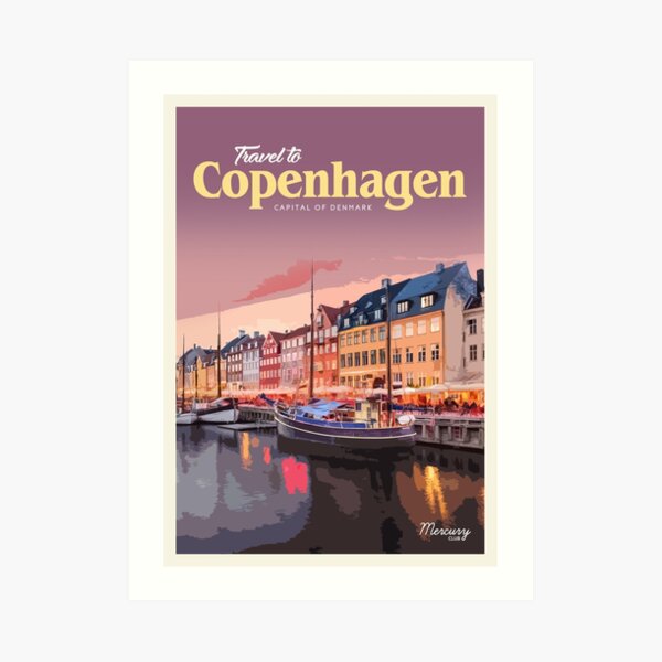 Copenhagen Art Print