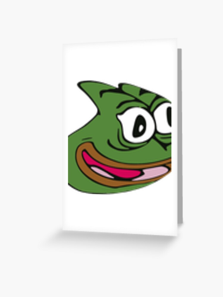 Pepega Twitch Emote | Greeting Card