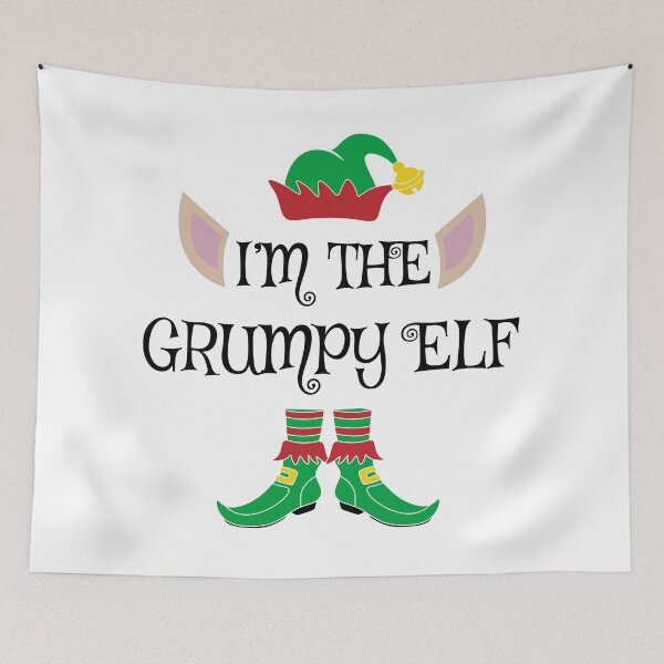 Item preview, I'm The Grumpy Christmas XMas Elf designed and sold by Meteor77.