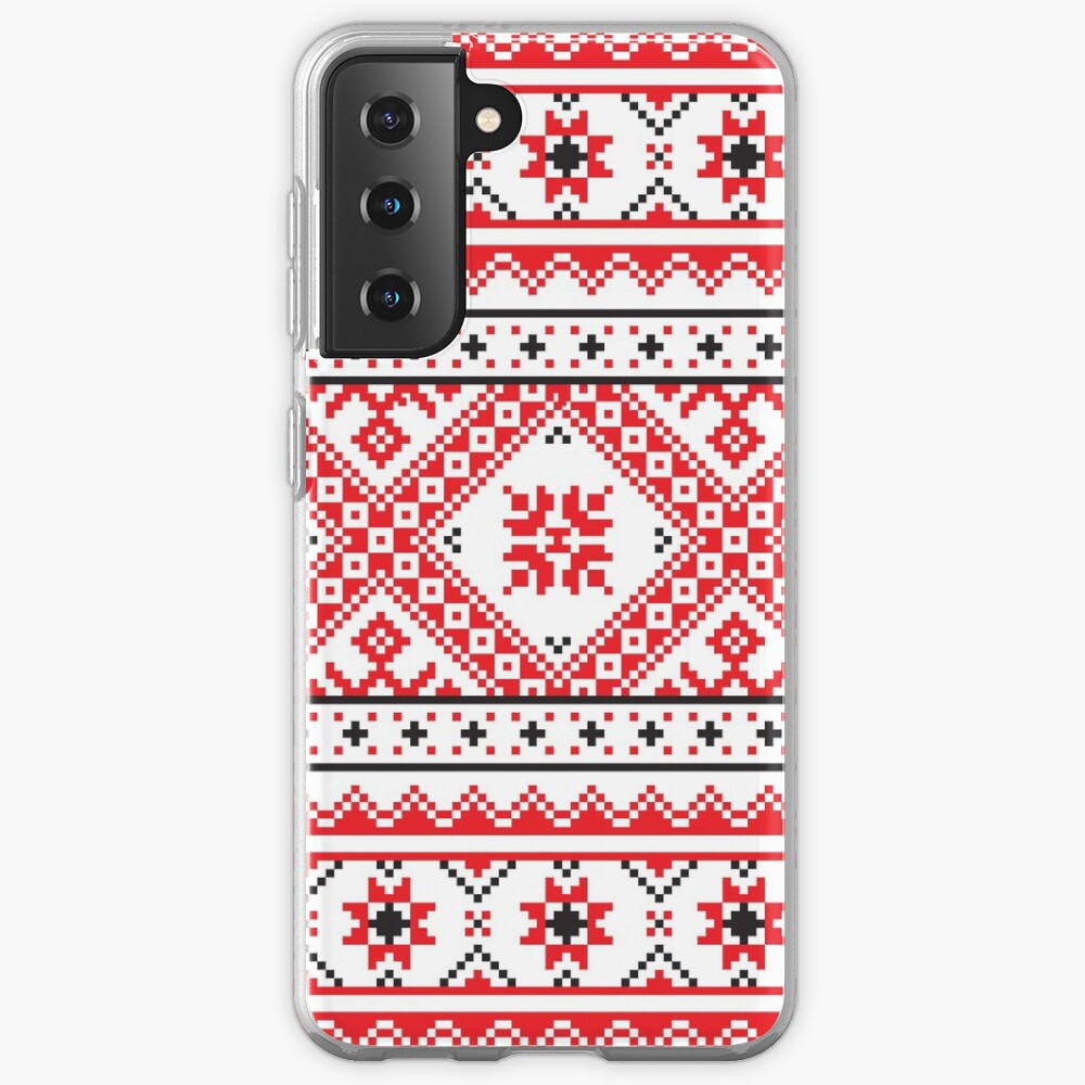 #Ukraine #Pattern - Ukrainian Embroidery: вишивка, vyshyvka #UkrainianPattern #UkrainianEmbroidery Samsung Galaxy Phone Case