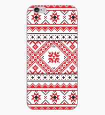 Ukraine Pattern - Ukrainian embroidery: вишивка, vyshyvka #Ukraine #Pattern #Ukrainian #embroidery #вишивка #vyshyvka #UkrainePattern #UkrainianEmbroidery iPhone Case