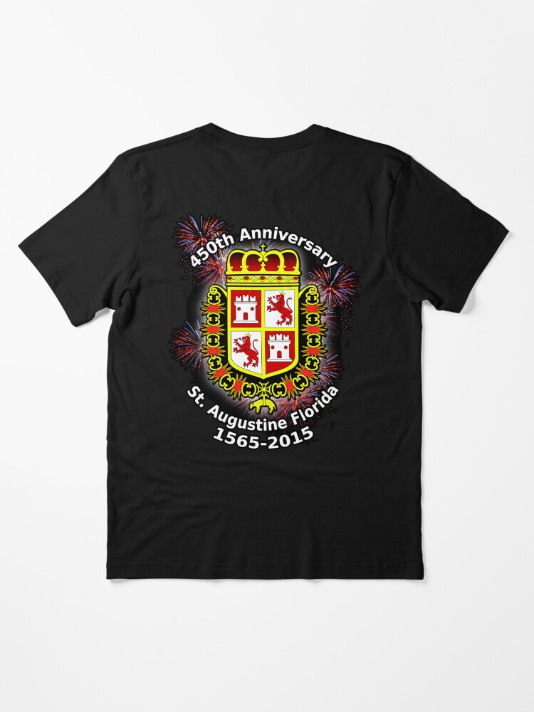 Thumbnail 3 of 7, Essential T-Shirt, St. Augustine Florida, 450th Anniversary (Black Products Only) designed and sold by DesignComputer.