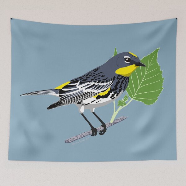 Item preview, Yellow-Rumped (Audubon's) Warbler designed and sold by BennuBirdy.