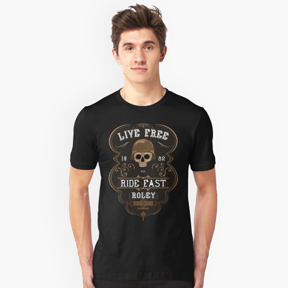 Live Free - Roley Slim Fit T-Shirt